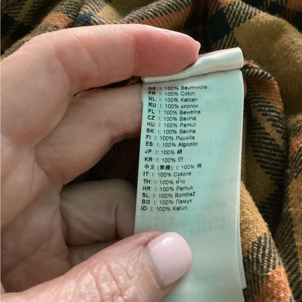 Fjällräven Men's Övik Heavy Flannel
Shirt in Buckwheat Brown/Autumn Leaf - Picture 9 of 9